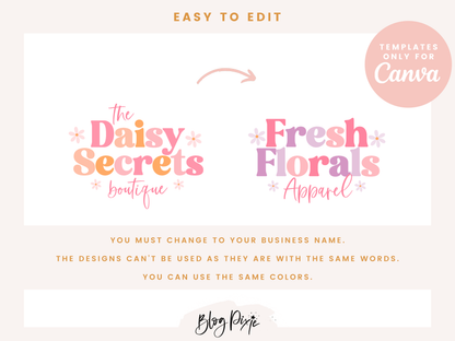 Daisy Secrets Logo Template