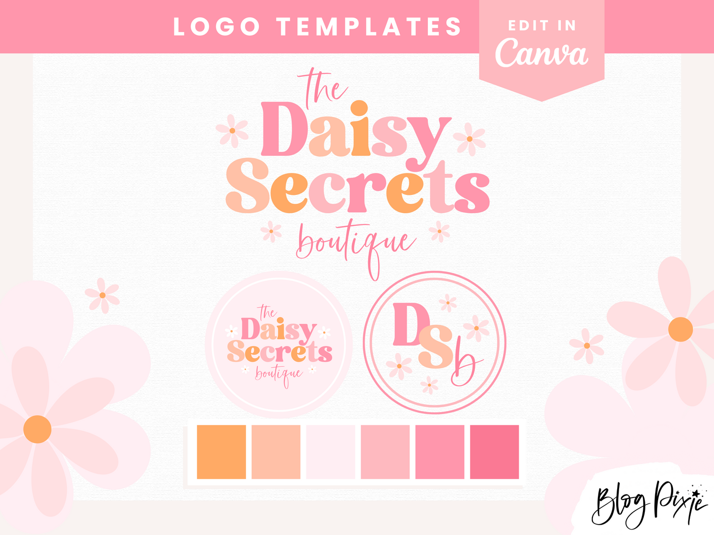Daisy Secrets Logo Template