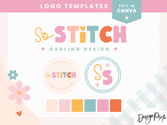 So Stitch Logo Template