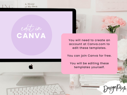 Boho Floral Logo Template
