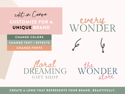 Every Wonder Logo Template