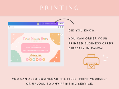 Business Card Template - Magical Wishes