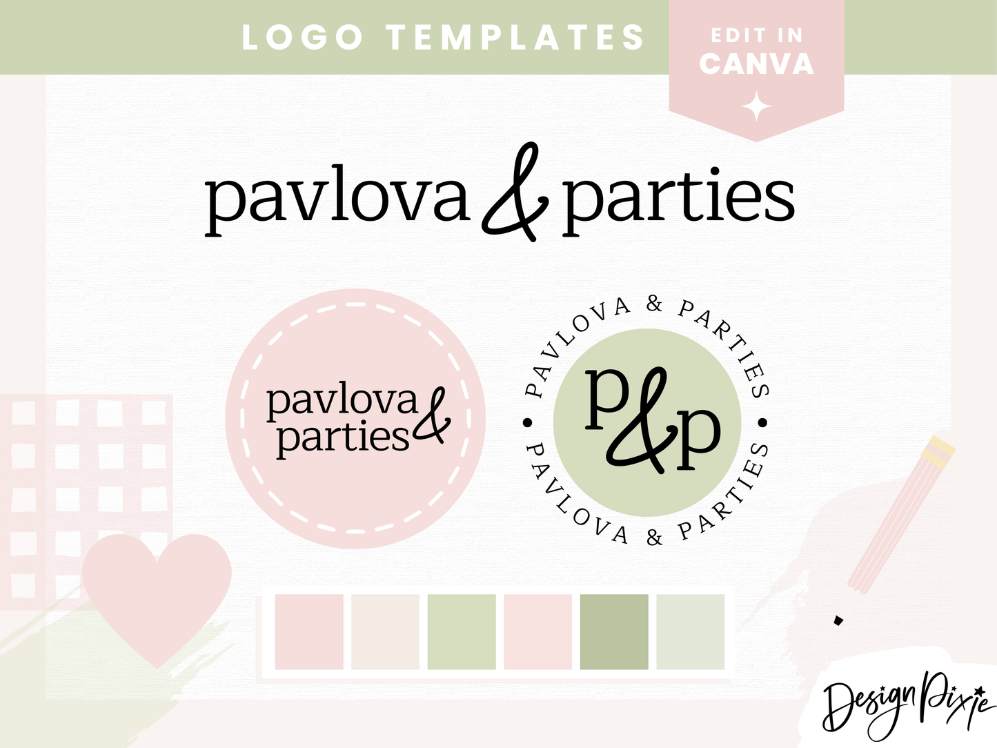 Pavlova Logo Template