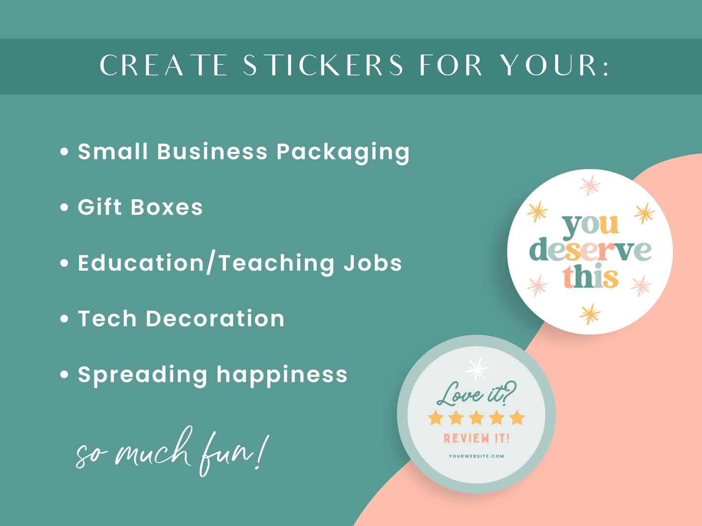 Enchanting Sticker Templates