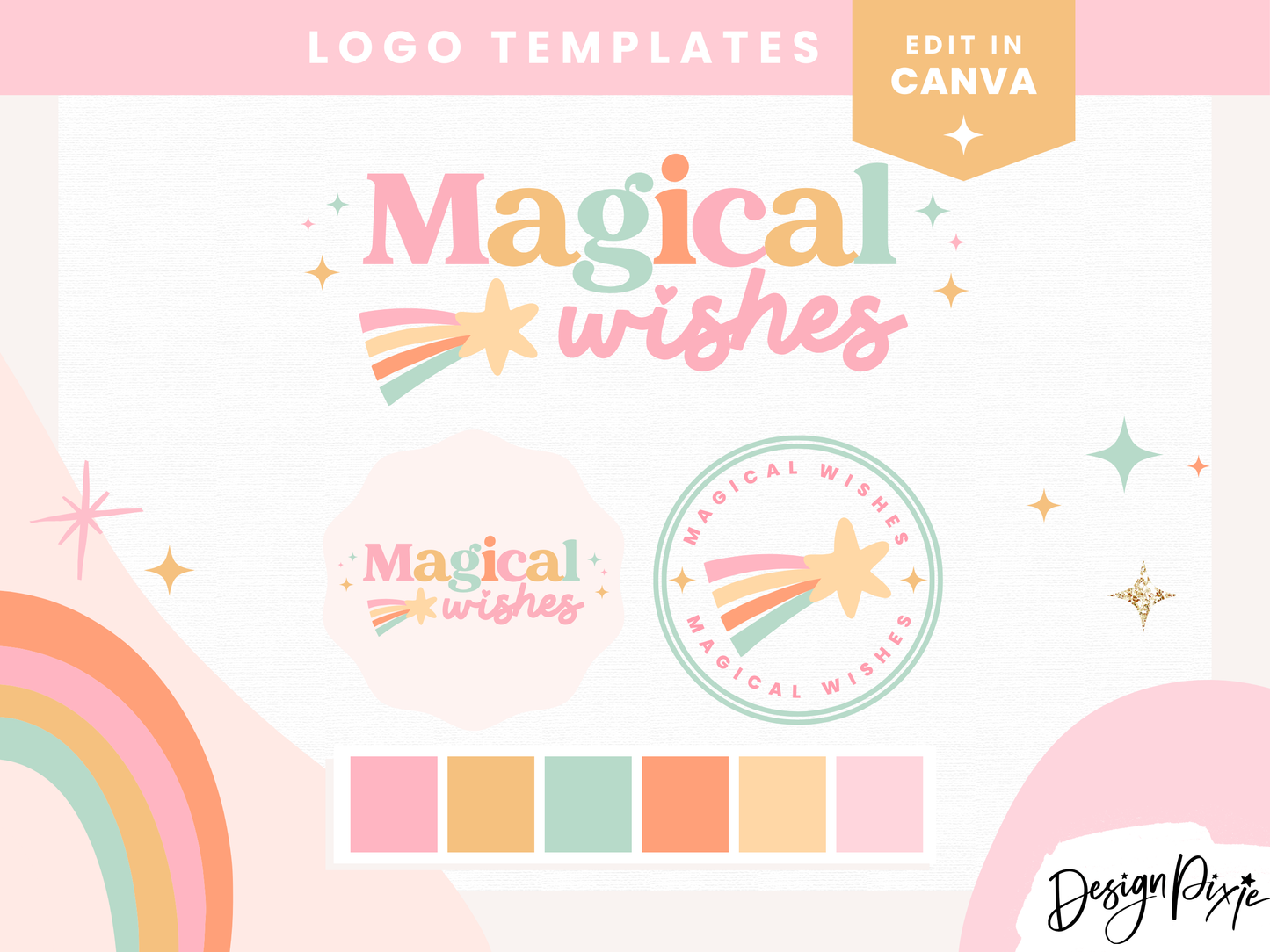 Magical Wishes Logo Template