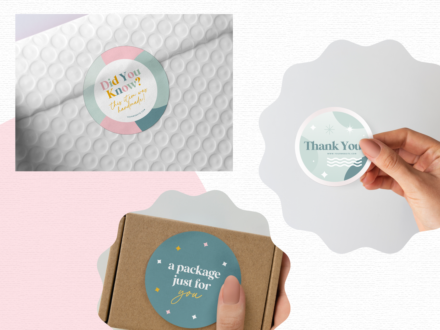 Pastel Sticker Label Templates