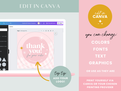 Pastel Sticker Label Templates