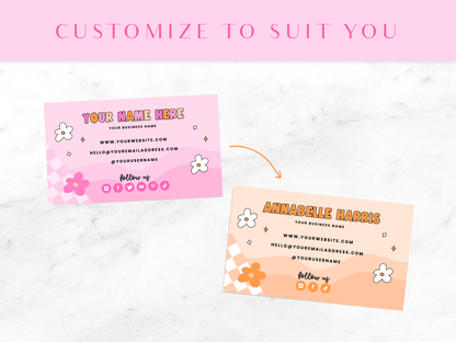 Business Card Template - Sweet Threads