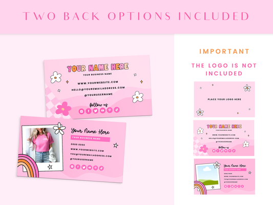 Business Card Template - Sweet Threads