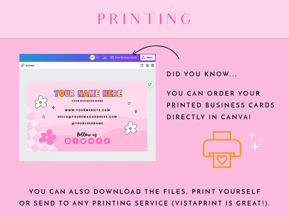 Business Card Template - Sweet Threads