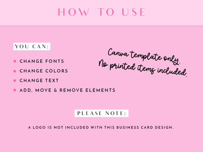 Business Card Template - Sweet Threads