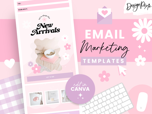 Pink Email Marketing Templates
