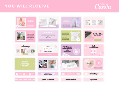 Pink Email Marketing Templates