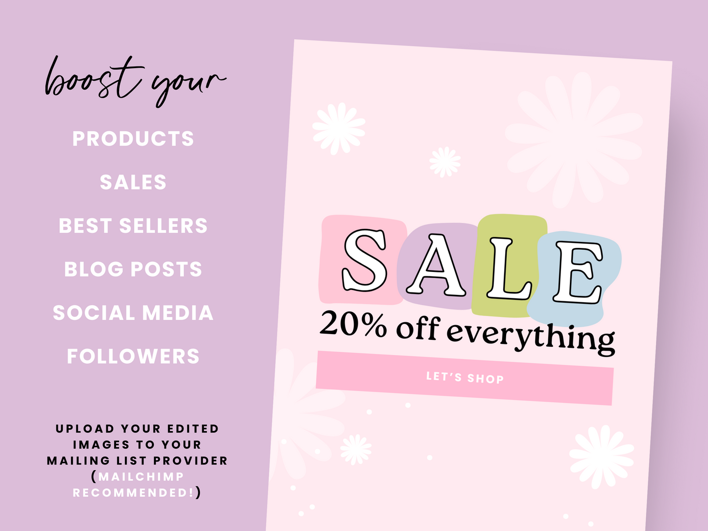 Pink Email Marketing Templates