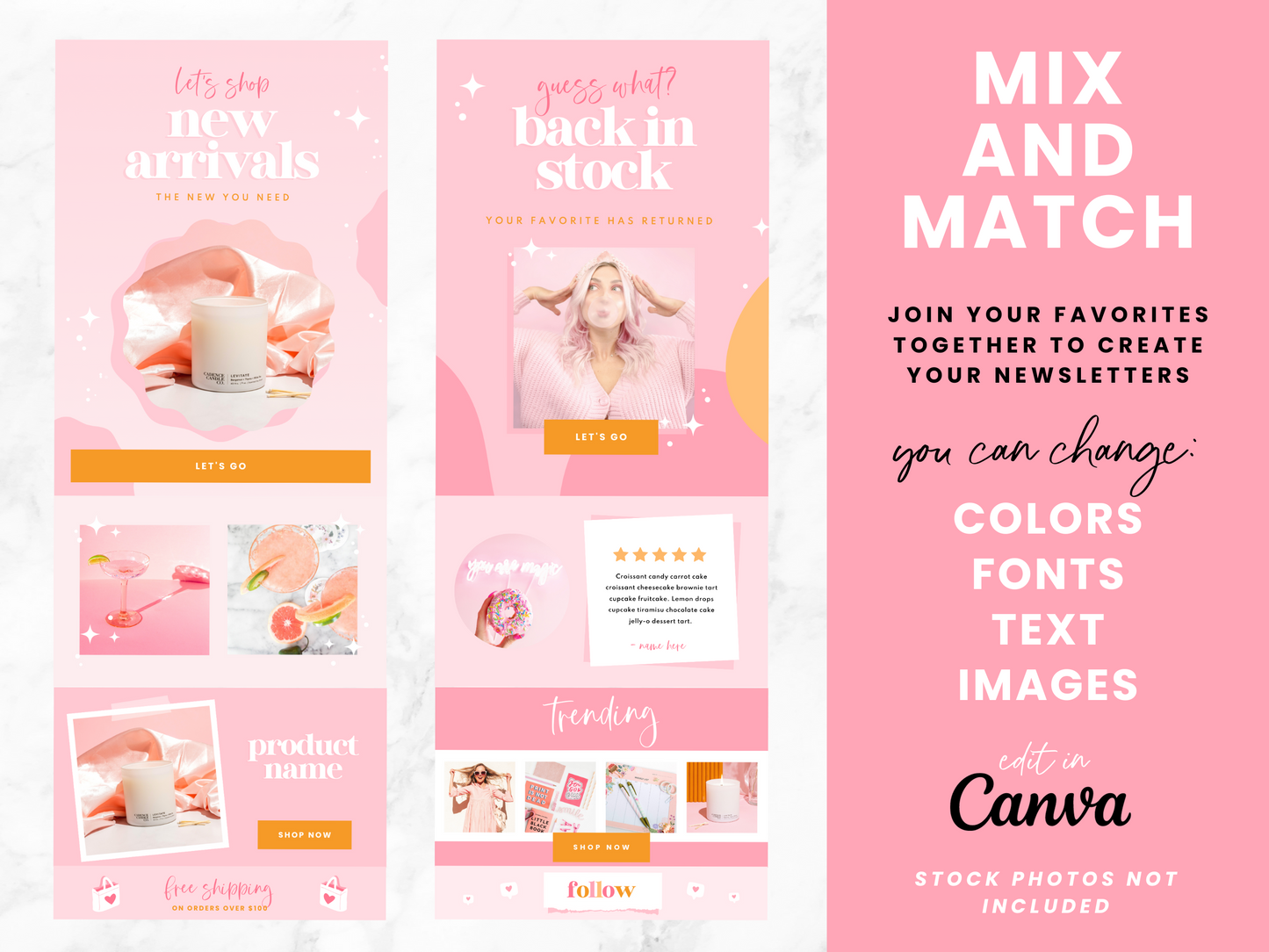 Email Marketing Templates - Candy Wishes