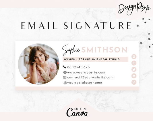 Sophie Email Signature Template