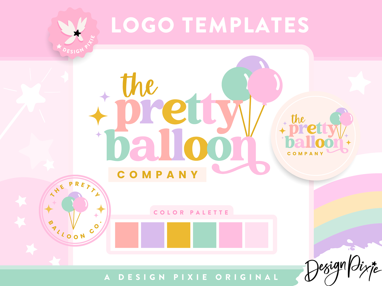 Pretty Balloon Logo Design
