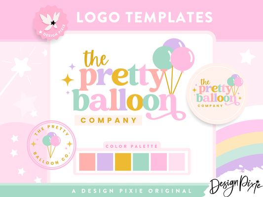 Pretty Balloon Logo Design