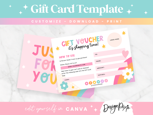 Gift Voucher Template - Playful