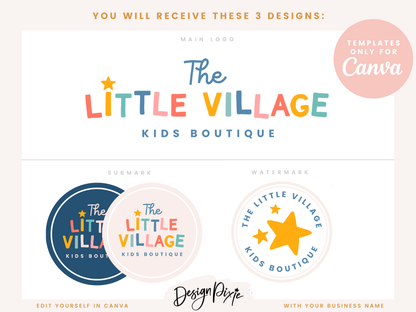 Little Village Logo Template