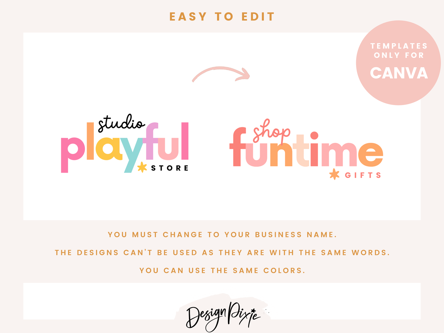 Rainbow Logo Design Template