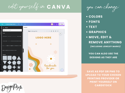 Retro Display Card Templates