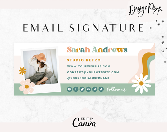 Studio Retro Email Signature Template
