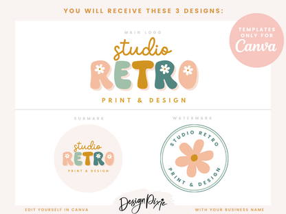 Retro Logo Design Template