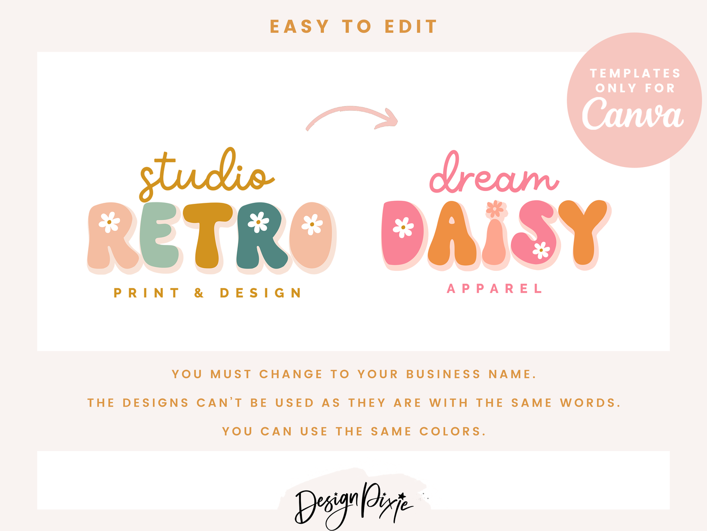 Retro Logo Design Template