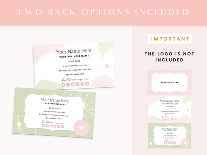 Business Card Template - Pavlova & Parties