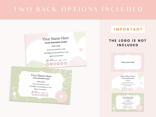 Business Card Template - Pavlova & Parties