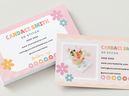 So Stitch Business Card Template
