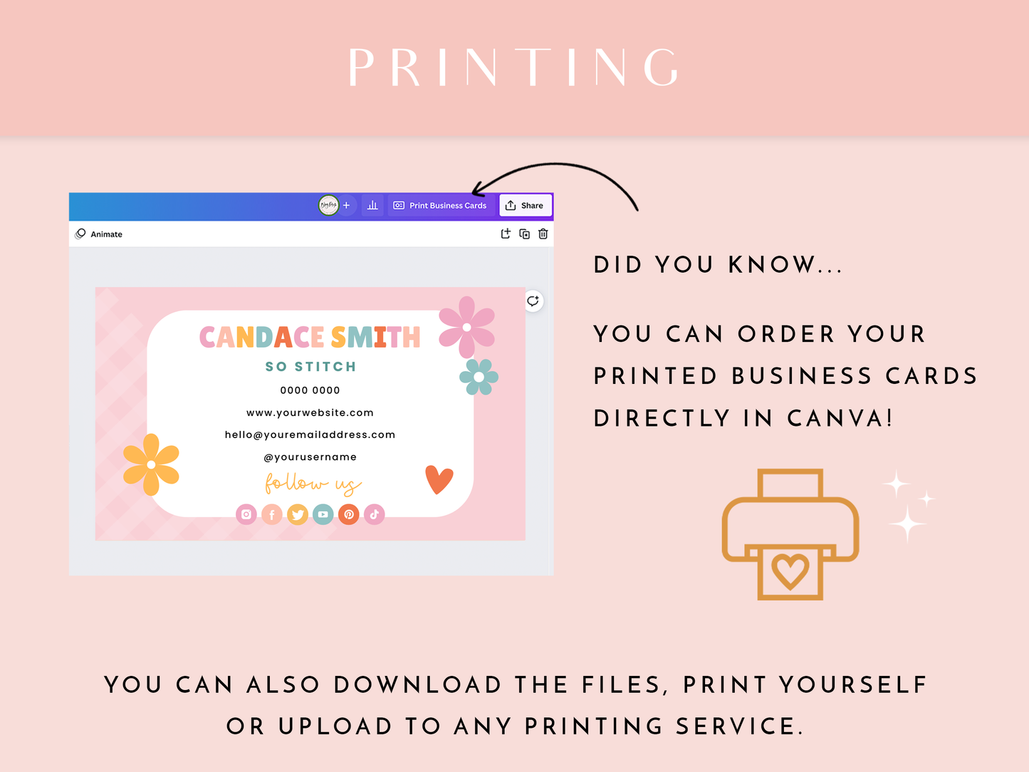 So Stitch Business Card Template
