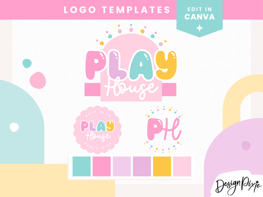 Soft Play Logo Design Template