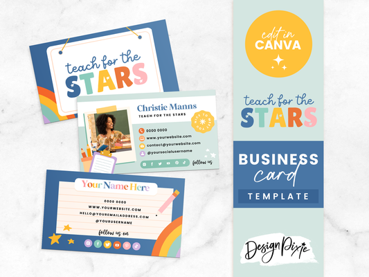 Teacher Business Card Template