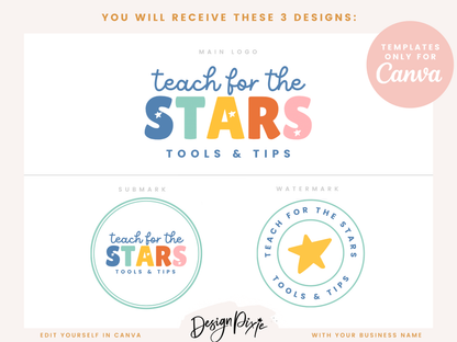 Teacher Logo Design Template